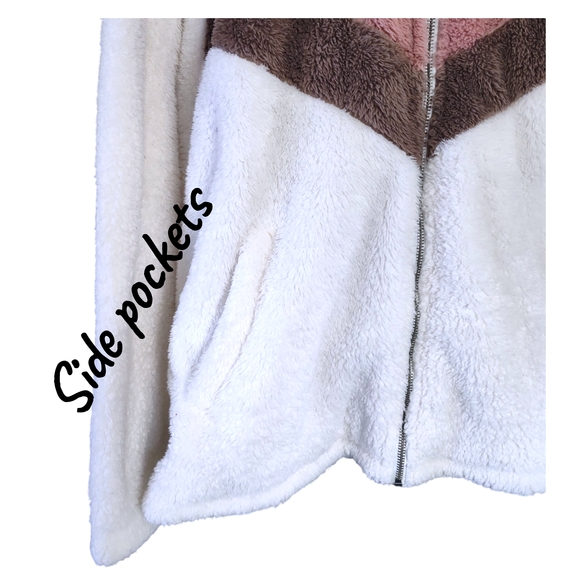 Torrid Plus Size Sherpa Zip Up Jacket Womens Size 5 - Picture 7 of 11